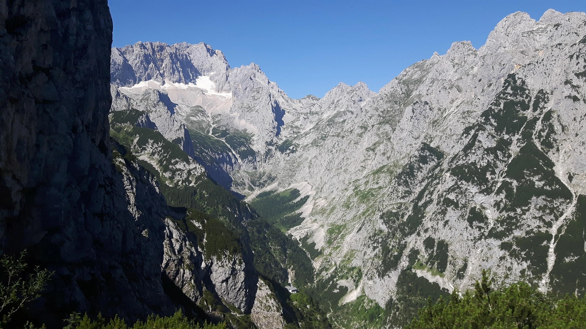 Der Blick auf die Zugspitze